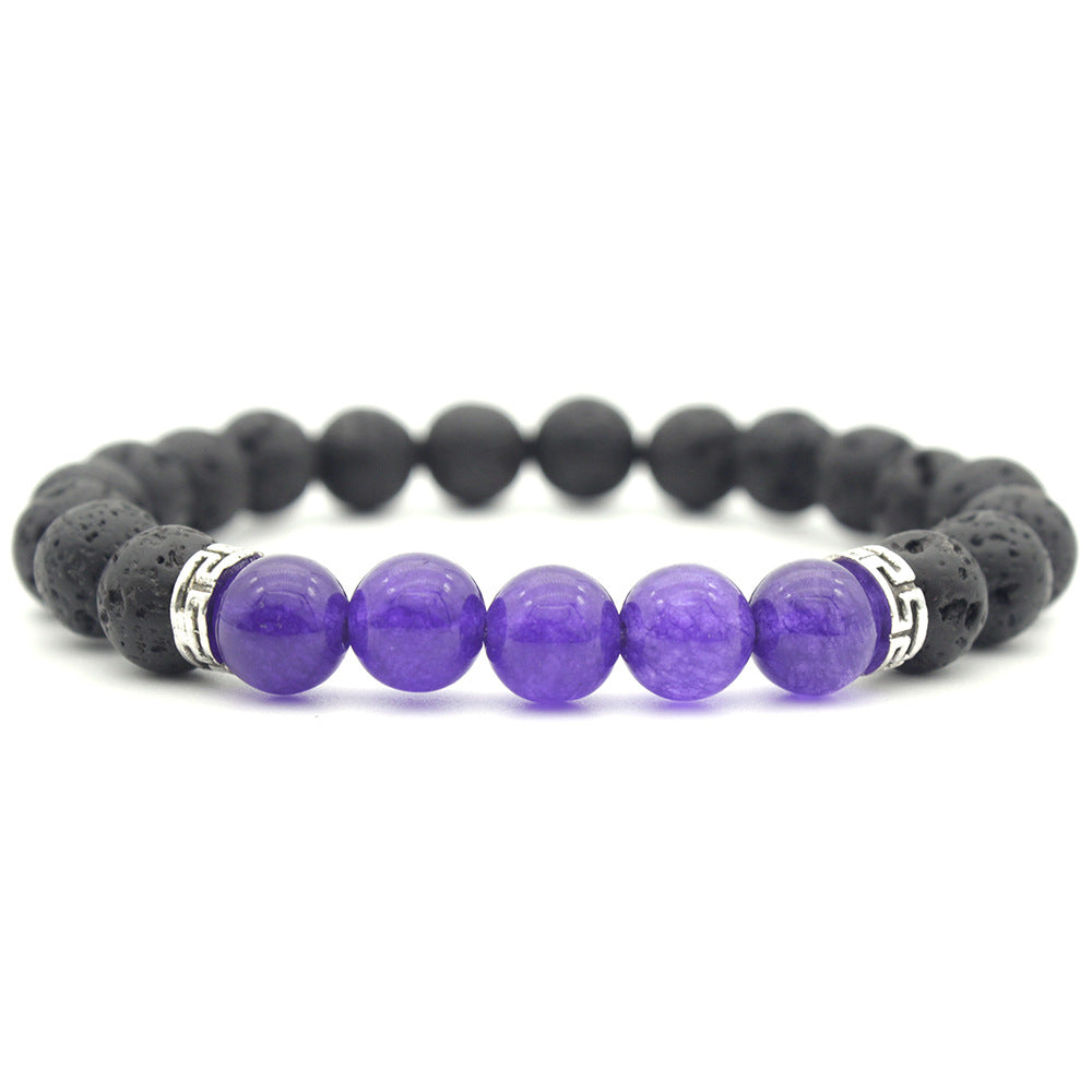 Venta al por mayor Pulseras De Cuentas De Piedra Volcánica